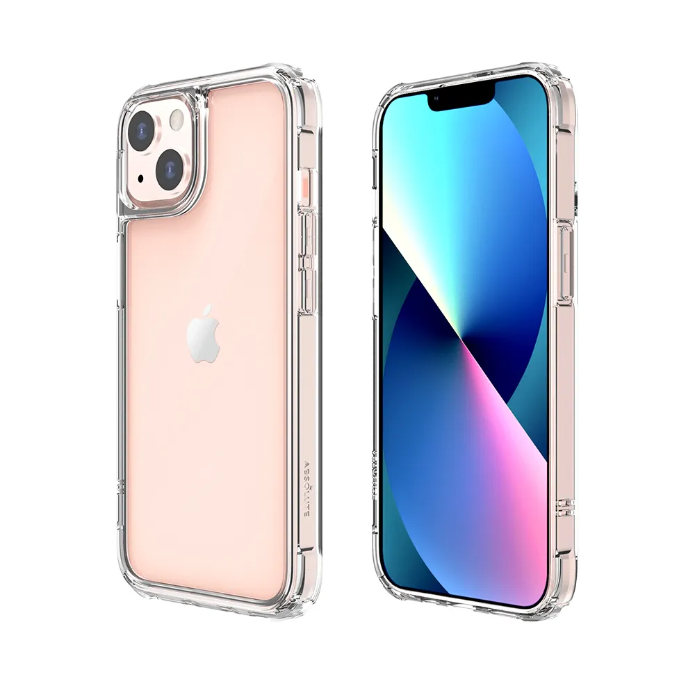 【ABSOLUTE】iPhone 13 6.1吋專用 LINKASEAIR軍規防摔抗變色抗菌大猩猩玻璃保護殼(不思議淨透)
