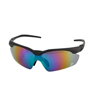 【Z-POLS】MIT頂級設計霧黑框搭配帥氣七彩漸層綠 頂級運動太陽眼鏡(抗UV400 可配度數設計)
