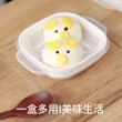 【Dagebeno荷生活】日式白飯分裝盒 定量冷凍便當減肥餐可微波飯盒(二入)