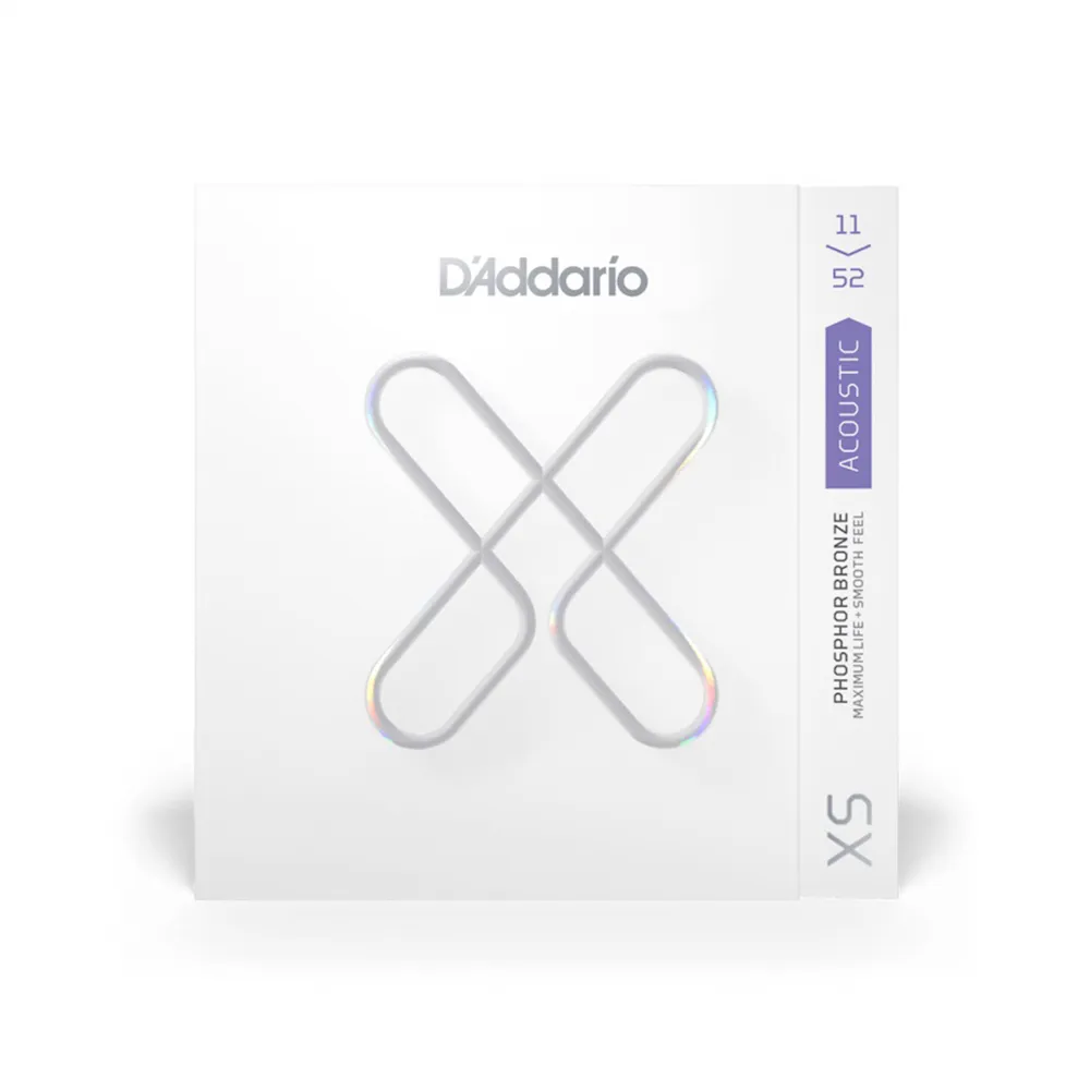 【D’Addario】XSAPB 11-52 磷青銅 超薄包覆 民謠吉他弦(原廠公司貨 商品保固有保障)