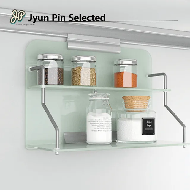 【Jyun Pin 駿品裝修】嚴選吊掛系列 - 琉璃雙層架 LD727E