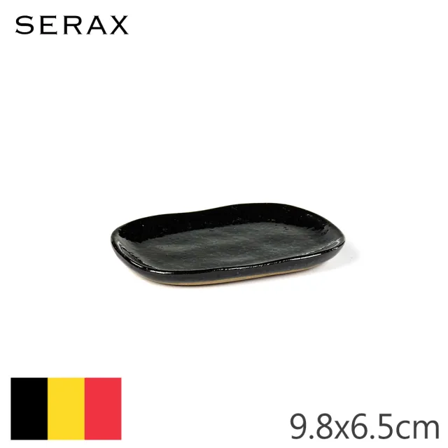 【SERAX】MERCI/N°4長方盤/9.8x6.5cm/深藍(比利時米其林餐瓷家飾)