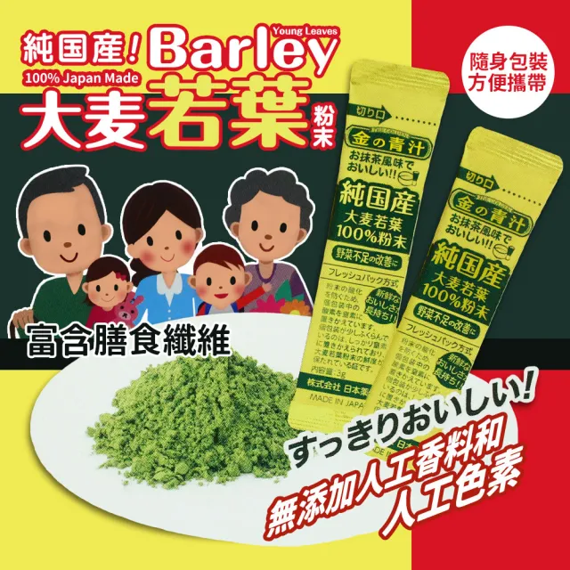 【The Golden】日本大麥若葉粉末(3g*176包/盒)
