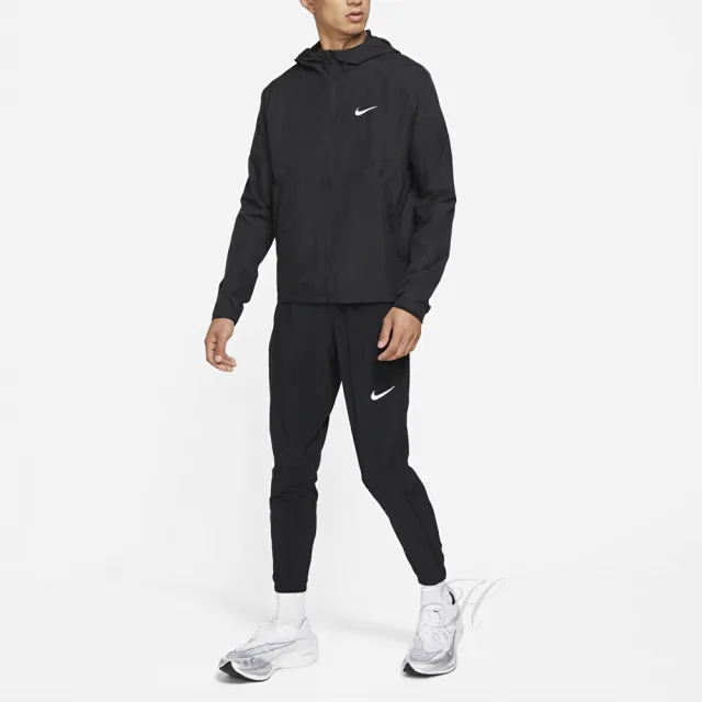 【NIKE 耐吉】外套 男款 連帽外套 風衣外套 運動 AS M NK RPL MILER JKT 黑 DD4747-010