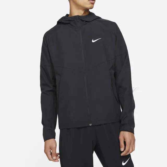 【NIKE 耐吉】外套 男款 連帽外套 風衣外套 運動 AS M NK RPL MILER JKT 黑 DD4747-010