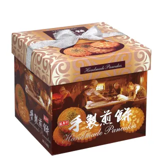 【盛香珍】手製煎餅禮盒470gX2盒(每口味6盒入共12盒)