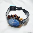 【ENANSHOP 惡南宅急店】T5真三眼金屬錶 附禮盒提袋保證書 精品品牌男錶 流行 手錶-0623F