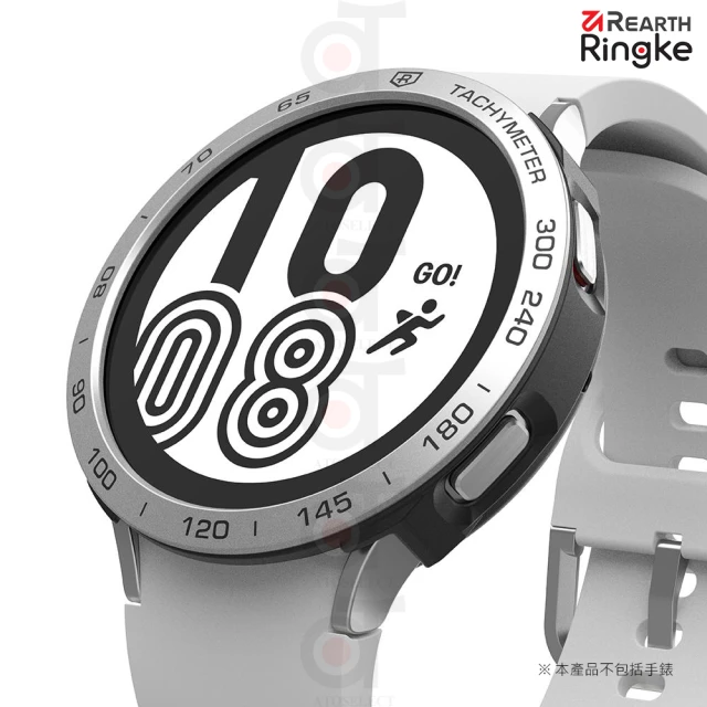 【Ringke】三星 Galaxy Watch 4 44mm Air Sports Black + Bezel Styling 防護錶環組合(Rearth 手錶保護套)