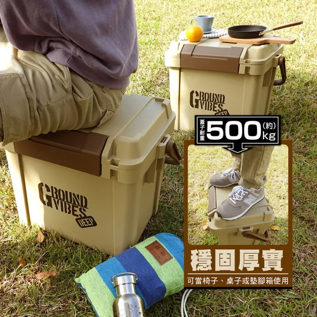 【JEJ ASTAGE】專業超耐重戶外手提工具箱(露營用具箱)