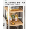 【AOTTO】日式附輪可移動五層廚房置物架(收納架 層架 電器架)