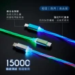 【KINYO】Type-C炫彩流光充電線1M(USB-C905)