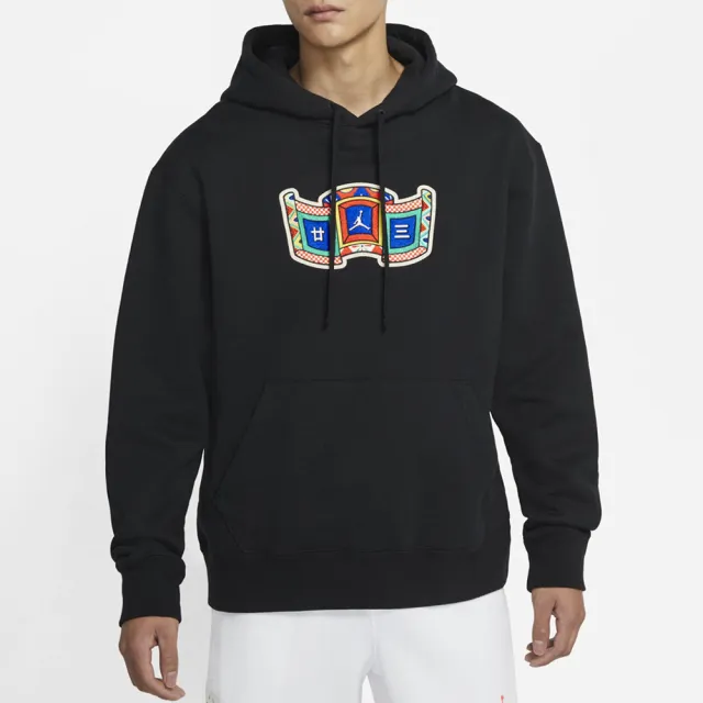 【NIKE 耐吉】Nike AS M J FLC PO Hoodie 男 長袖 連帽 上衣 帽T 厚磅 黑(CV3463-010)