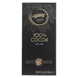 【Wawel】瓦維爾100%純黑巧克力80g