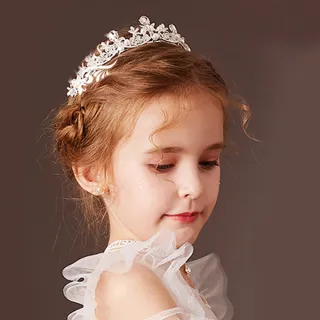 【UNICO】兒童 公主表演拍照演出婚禮花童皇冠頭飾/髮飾(髮飾/配件/聖誕)