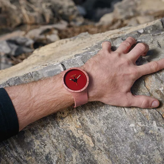 【SWATCH】BIG BOLD系列手錶 BIOCERAMIC CANYON 峽谷 瑞士錶 錶(47mm)