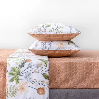 【HOLA】秘密花園純棉床包兩用被組雙人(雙人)