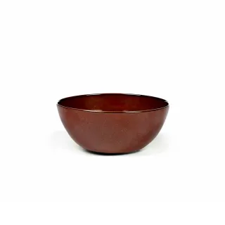 【SERAX】ALG/圓碗//D13.7cm/鏽紅(比利時米其林餐瓷家飾)
