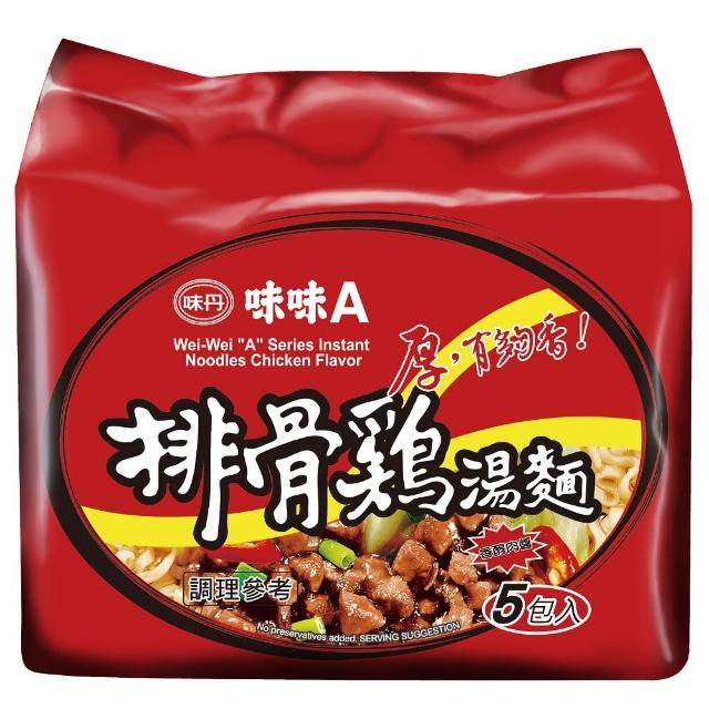 【味味A】排骨雞湯麵 6袋/箱 90g/袋(泡麵)
