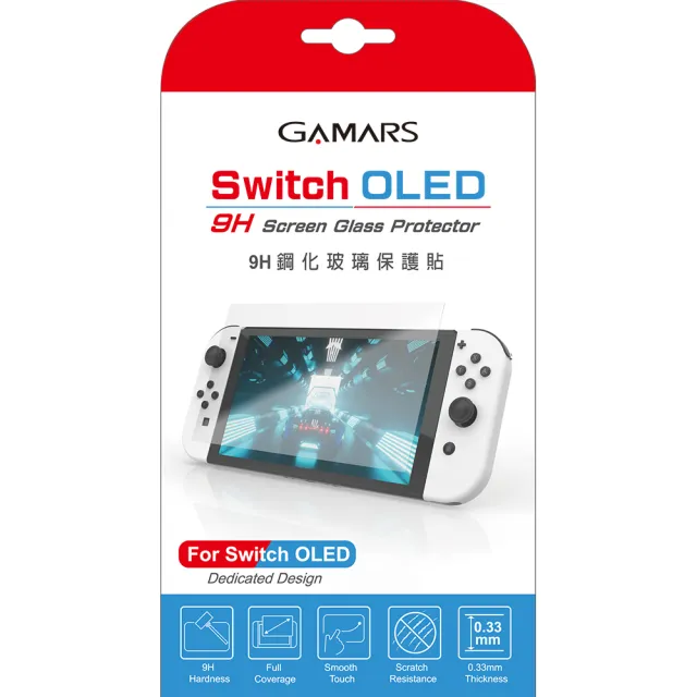 【Nintendo 任天堂】Switch OLED白色主機+《健身環大冒險》附《9H鋼化貼》
