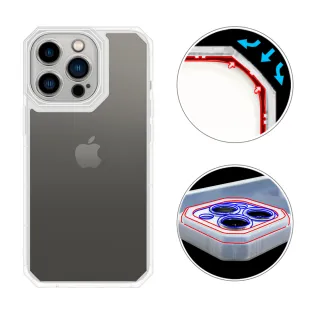 【RedMoon】APPLE iPhone 13 Pro 6.1吋 貓瞳盾氣墊防摔手機殼 鏡頭增高全包覆(i13Pro)