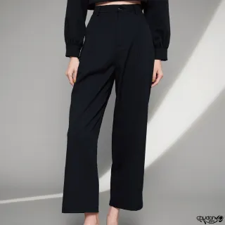 【Chudan 初丹】高腰打褶九分寬褲