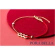 【Porabella】925純銀開運紅繩手鍊 幸運好運轉運紅色手繩 小眾設計款過年開運飾品 吊墜 Bracelet