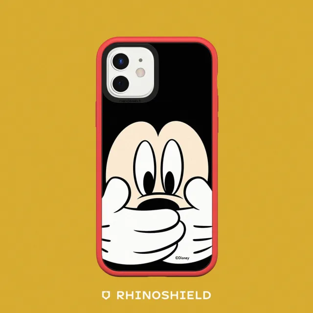 【RHINOSHIELD 犀牛盾】iPhone 12 mini/12 Pro/Max Mod NX邊框背蓋手機殼/米奇系列-米奇摀嘴(迪士尼)
