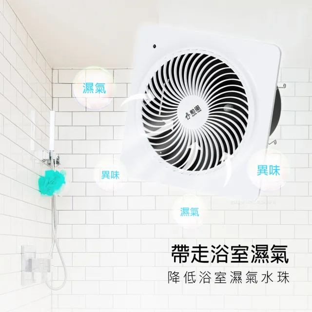 【勳風】遙控式浴室DC節能變頻換氣扇(BHF-S7118)