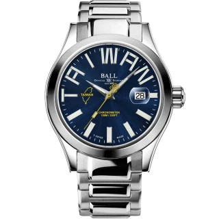 【BALL 波爾】B4_騰雲號130週年台灣限定機械錶(NM9028C-S34C-BE/藍)