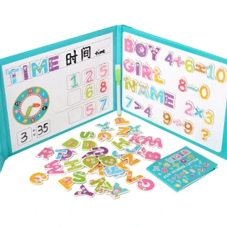 【Jigsaw】兒童趣味磁性拼圖/玩具-數字字母(兒童禮物/聖誕禮物)