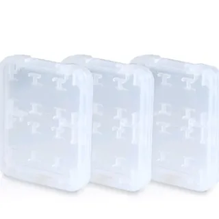 【Ainmax 艾買氏】2入 多功能Micro SD小白盒 TF卡盒 記憶卡收納盒(市售各廠牌記憶卡均適用 攝影大師專用)