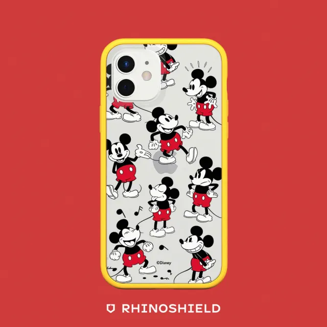 【RHINOSHIELD 犀牛盾】iPhone X/Xs/XR/Xs Max系列 Mod NX邊框背蓋手機殼/米奇系列-米奇的常態(迪士尼)