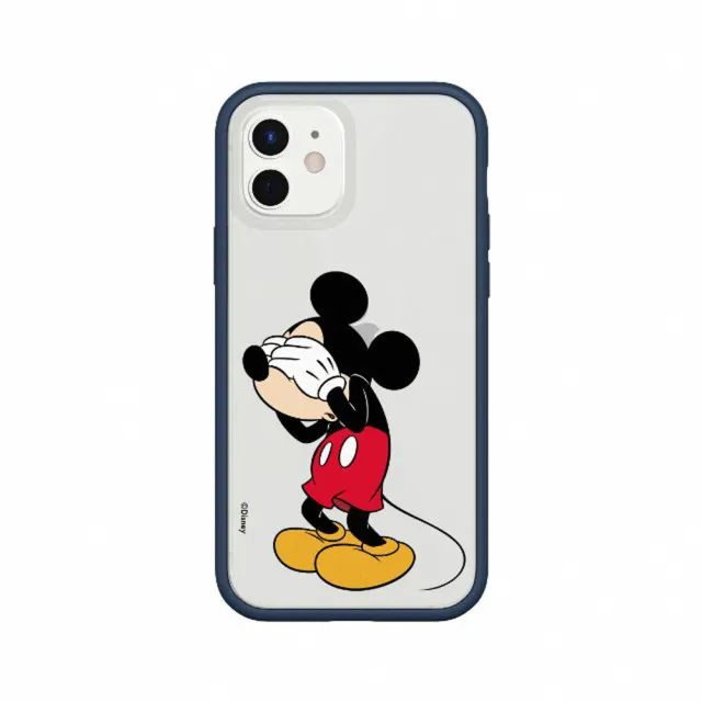 【RHINOSHIELD 犀牛盾】iPhone 12 mini/12 Pro/Max Mod NX邊框背蓋手機殼/米奇系列-遮眼米奇(迪士尼)