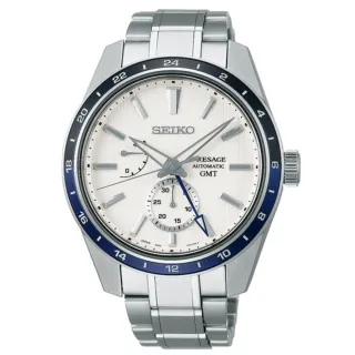 【SEIKO 精工】PresageX Zero Halliburton聯名限量款GMT機械腕錶-42.2mm_SK028(SPB269J1/6R64-00H0S)