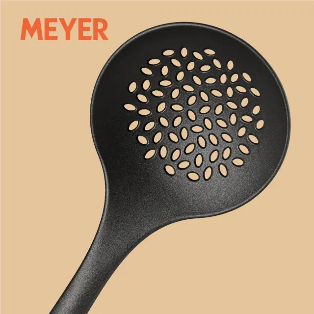 【MEYER 美亞】不沾鍋專用耐熱隔漏勺36cm(Accent系列)