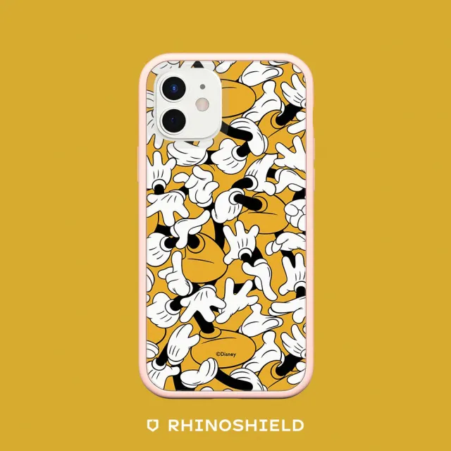 【RHINOSHIELD 犀牛盾】iPhone 12 mini/12 Pro/Max Mod NX邊框背蓋手機殼/米奇系列-米奇手腳(迪士尼)