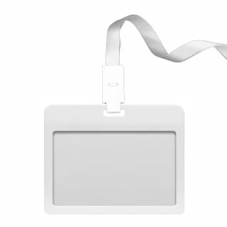 【京都良品】橫式極簡硬殼磨砂識別證件套繩組