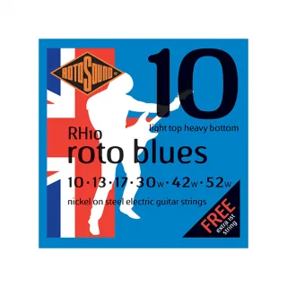 【Rotosound】RH10 10-52 電吉他鎳弦（兩包）(原廠公司貨 商品保固有保障)