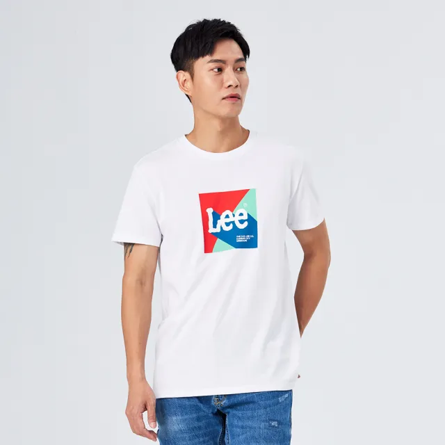 【Lee】出清品-男裝 短袖T恤 / Lofi設計 清新白 標準版型(LL210124K14)