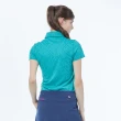 【Snowbee 司諾比】女士凹凸紋提花短袖Polo衫(女款高爾夫球衫 球衣 跑步 登山 運動衫 網球 騎馬 吸濕排汗)