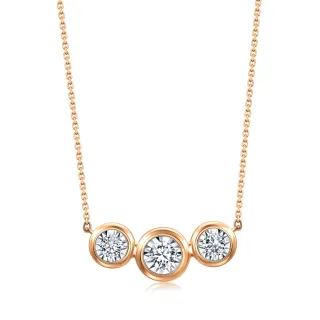 【點睛品】Daily Luxe 20分 炫幻星光 18K金鑽石項鍊