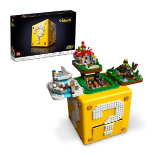 【LEGO 樂高】超級瑪利歐系列 71395 64問號磚塊(模型 任天堂)