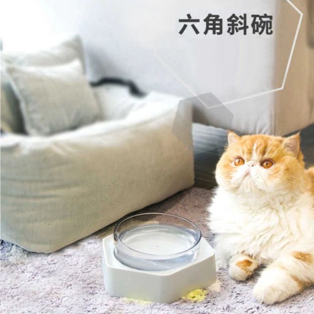 【AIWO 艾窩】貓狗飲水飼料盆-單碗(飼料碗 喝水盆 寵物碗)