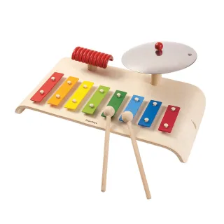 【Plantoys】木作兒童樂器-彩虹鐵琴豪華組(木質木頭玩具)