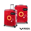 【V-ROOX STUDIO】歡慶618 25吋 個性潮款硬殼鋁框行李箱(潮酷 耐裝 滑順好推)