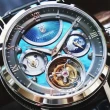 【WALDHOFF 沃德弗】MW-05-BM 寰球天空藍陀飛輪 Ultramatic Diamond Silver Azure 42.5mm 手動上鍊錶