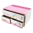 【收納王妃】Sanrio  三麗鷗 Hello Kitty 小熊抽屜格盒(34x17x20cm)