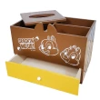 【收納王妃】迪士尼 造型面紙收納盒 辦公收納 桌上收納 奇奇蒂蒂/米奇/三眼怪(24x15x19.4cm)