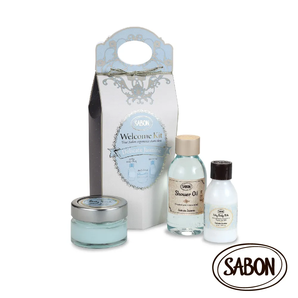 SABON】明星三部曲推薦組(沐浴油100ml+身體磨砂膏60g+絲綢身體乳50ml