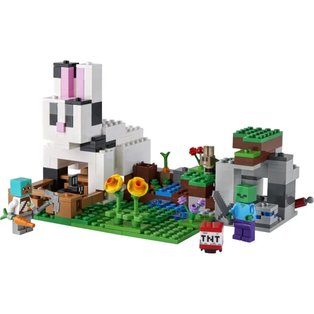 LEGO 樂高】Minecraft 21181 The Rabbit Ranch(當個創世神兔子農場